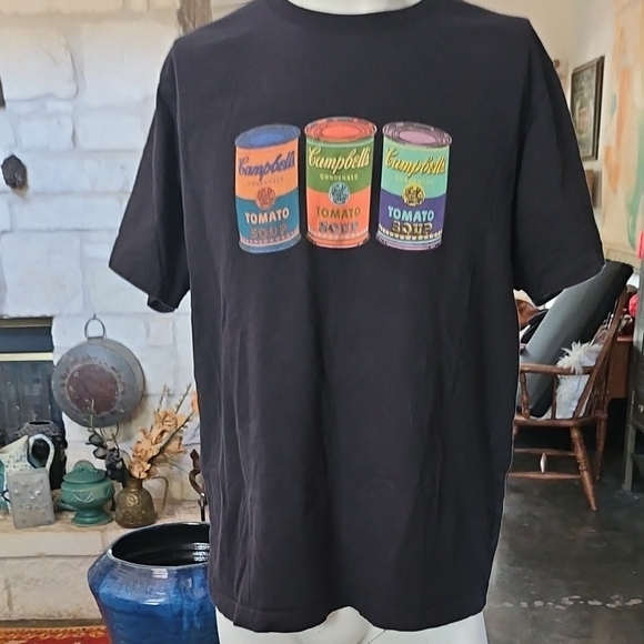 Andy Warhol X SPRZ Ny Campbell Soup Pop Art Uniqlo T-shirt Size XL - Picture 1 of 7
